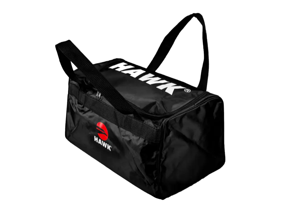 MOCHILA NEGRA HAWK PARA EQUIPO DE SEG