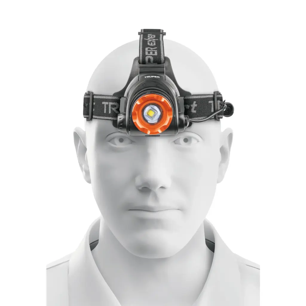 LINTERNA LED DE PILAS TIPO MINERO 800LM