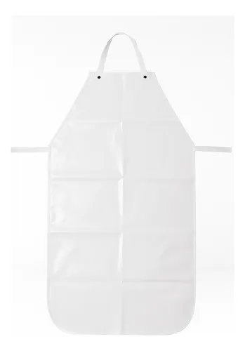 MANDIL CODESEG VINIL BLANCO 70X110