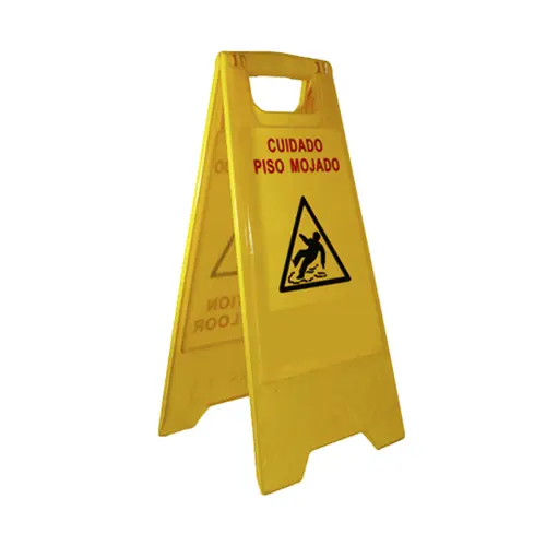 SEÑALAMIENTO PISO MOJADO CABALLETE