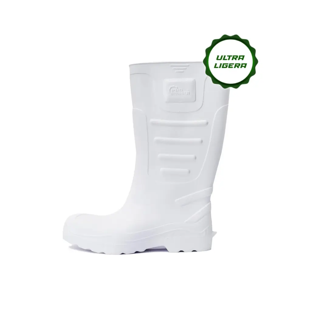 BOTA PRO RUBER TITAN BLANCO S/C