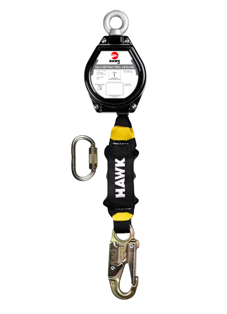 LINEA RETRACTIL HAWK H/RWS-M GANCHO CHICO