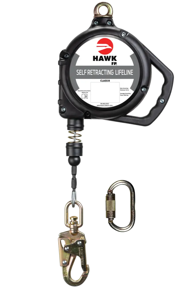 LINEA RETRACTIL HAWK H/RGS-M GANCHO CHICO