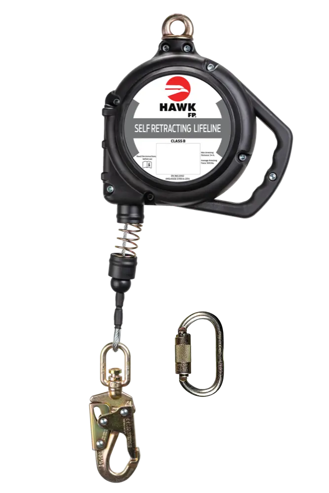 LINEA RETRACTIL HAWK H/RIS-M GANCHO CHICO