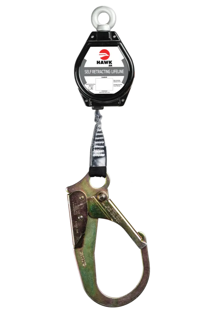 LINEA RETRACTIL HAWK H/RWR-M  GANCHO GRANDE