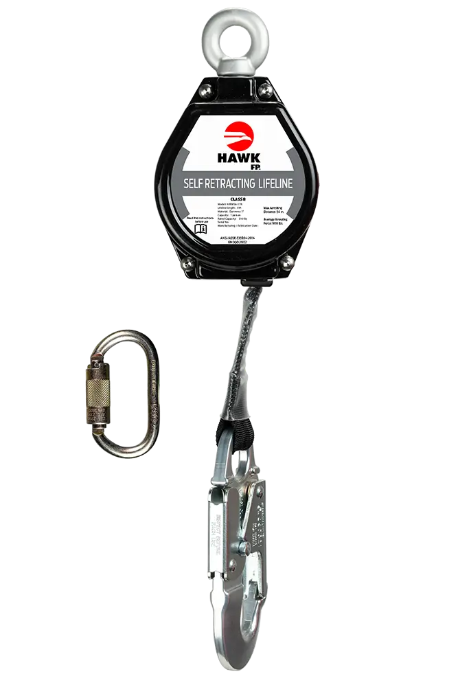 LINEA RETRACTIL HAWK H/RWSA-M GANCHO CHICO