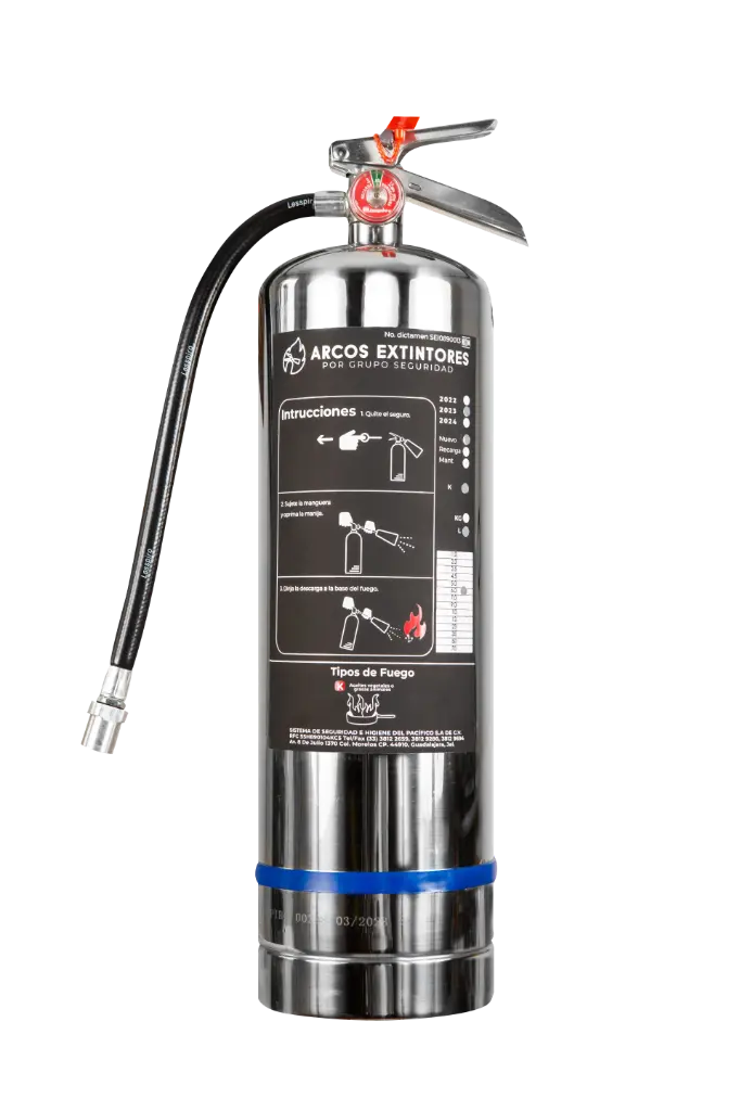 EXTINTOR DE AGUA (H2O ACERO INOXIDABLE)