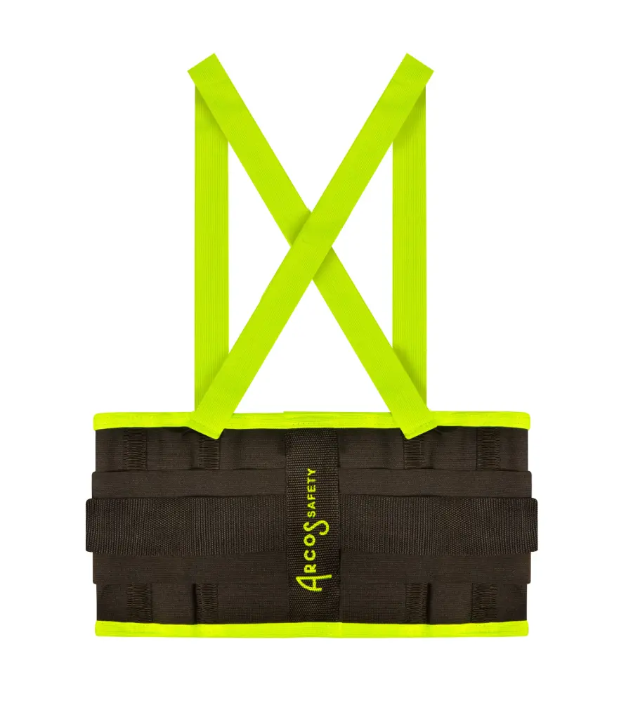 FAJA ELASTICA REFLEJANTE VERDE ARCOS SAFETY 