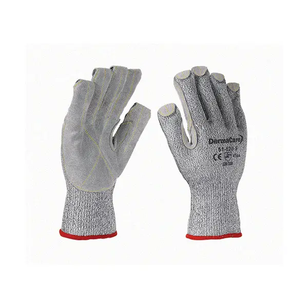 GUANTE DERMA 51-628 C/P.CARNAZA ANTI #08
