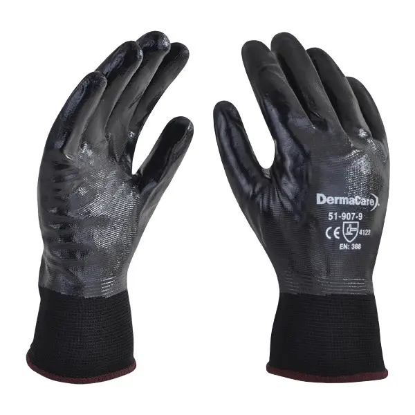 GUANTE DERMA 51-907 NYLON REC NITRILO