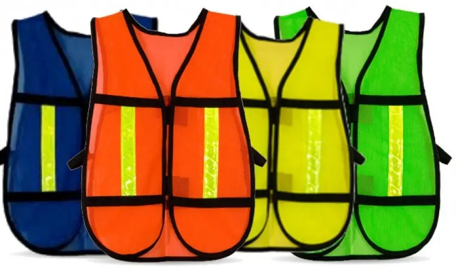 CHALECO MALLA CINTA REFLEJANTE