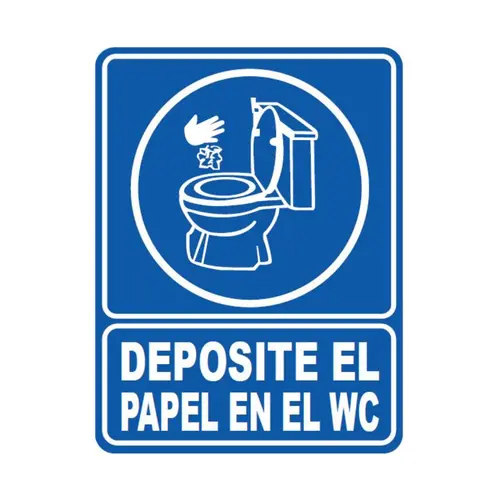121 DEPOSITE EL PAPEL EL EN WC