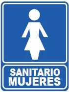 SEÑALETICA 25 SANITARIO MUJERES 28X36