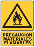 12 PRECAUCION MATERIALES FLAMABLES 