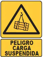 154 PELIGRO CARGA SUSPENDIDA 