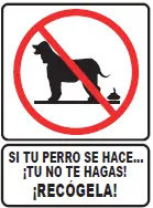 145 SI TU PERRO SE HACE RECOGELA 