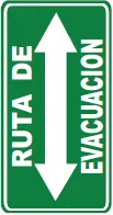 178 RUTA DE EVACUACION AMB. LADO 