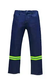 PANTALON MEZCLILLA REFLEJANTE VERDE 