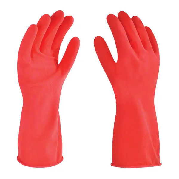 GUANTE DERMA LATEX ROJO C/F 56-131 DOMÉSTICO