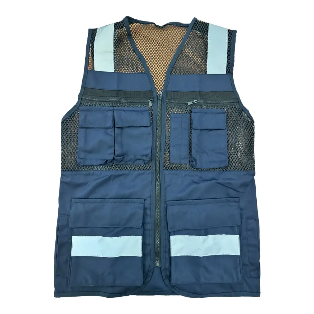 CHALECO TIPO CAZADOR AZUL MARINO