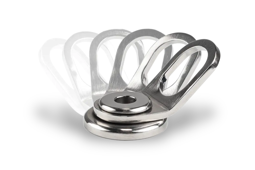 ANCLAJE DE ANILLO GIRATORIO CON ORIFICIO DE 1/2 (ACERO INOXIDABLE)