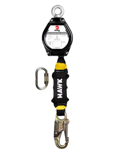 LINEA RETRACTIL HAWK H/RWS-M GANCHO CHICO