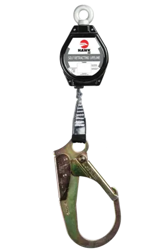 LINEA RETRACTIL HAWK H/RWR-M  GANCHO GRANDE