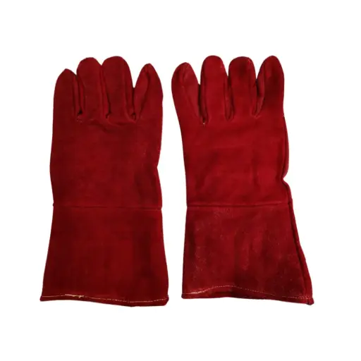 [ASGSOLR] GUANTE SOLDADOR ROJO PALMA DOBLE ARCOS SAFETY