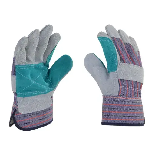 [99-602] GUANTE DERMA 99-602 CARNAZA C/DOR MEZC