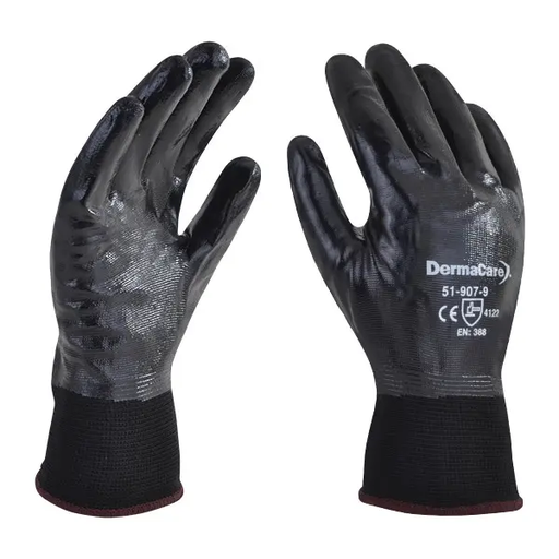 GUANTE DERMA 51-907 NYLON REC NITRILO