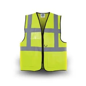 CHALECO POLI CLASE 2 SR1060 AMARILLO 