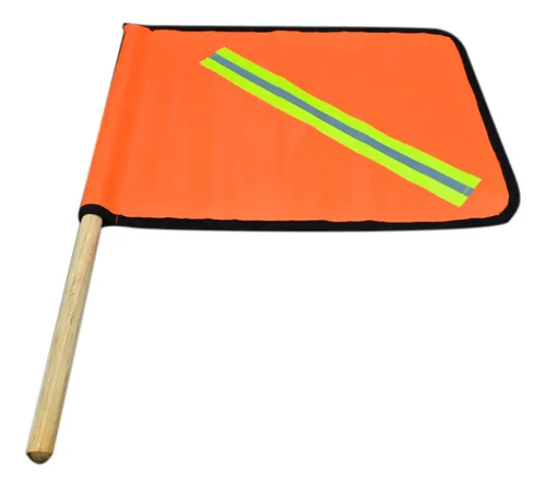 [BANDLO] BANDEROLA CON REFLEJANTE DE LONA 45X45CM