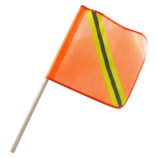 [BANDMA] BANDEROLA CON REFLEJANTE DE MALLA 45X45