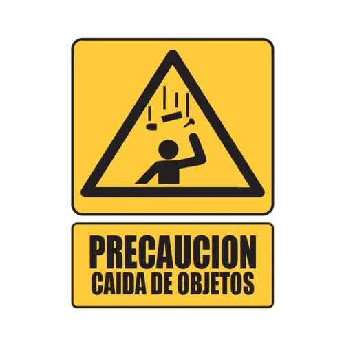 [SEÑ148-36] SEÑALETICA 148 PRECAUCION CAIDA DE OBJETOS 28x36