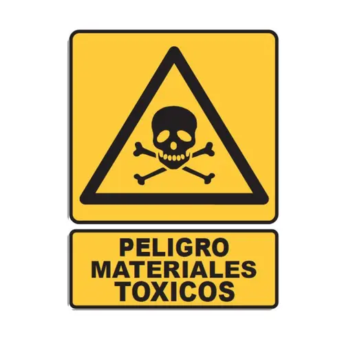 [SEÑ61-36] 61 PELIGRO MATERIALES TOXICOS 