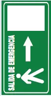 SEÑALETICA 159 SALIDA DE EMERGENCIA DERECHA